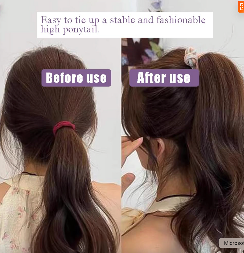 Knotted Scrunchies Hair Tie for Women (Pack of 3)